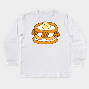 Birthday Cake Baby Chick Kids Long Sleeve T-Shirt